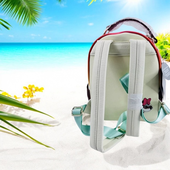 Disney Parks Mickey Minnie Summer At The Beach Loungefly Mini Backpack 2024 - Picture 5 of 6